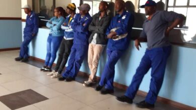 Photo of Wasco staff down tools, demanding salary increment
