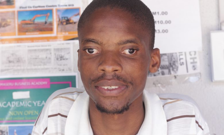 Budding poet Napo Phalima